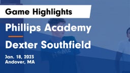 Phillips Academy vs Dexter Southfield  Game Highlights - Jan. 18, 2023