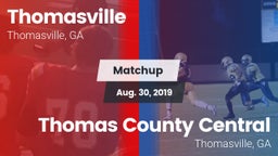 Matchup: Thomasville vs. Thomas County Central  2019