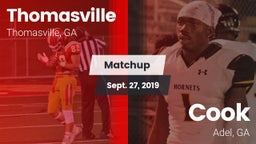 Matchup: Thomasville vs. Cook  2019