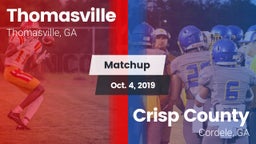 Matchup: Thomasville vs. Crisp County  2019