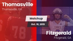 Matchup: Thomasville vs. Fitzgerald  2019