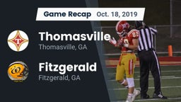 Recap: Thomasville  vs. Fitzgerald  2019