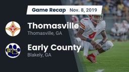 Recap: Thomasville  vs. Early County  2019