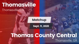 Matchup: Thomasville vs. Thomas County Central  2020