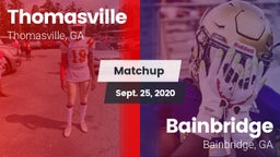 Matchup: Thomasville vs. Bainbridge  2020