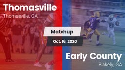 Matchup: Thomasville vs. Early County  2020