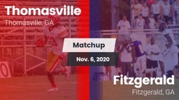 Matchup: Thomasville vs. Fitzgerald  2020