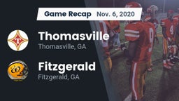 Recap: Thomasville  vs. Fitzgerald  2020