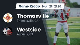 Recap: Thomasville  vs. Westside  2020