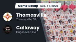 Recap: Thomasville  vs. Callaway  2020