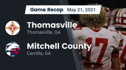 Recap: Thomasville  vs. Mitchell County  2021
