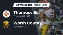 Recap: Thomasville  vs. Worth County  2021