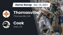 Recap: Thomasville  vs. Cook  2021