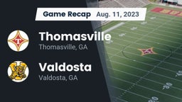 Recap: Thomasville  vs. Valdosta  2023