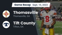Recap: Thomasville  vs. Tift County  2023