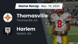 Recap: Thomasville  vs. Harlem  2023