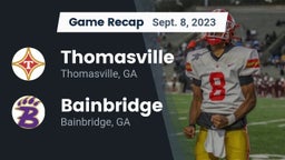 Recap: Thomasville  vs. Bainbridge  2023