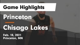 Princeton  vs Chisago Lakes  Game Highlights - Feb. 18, 2021
