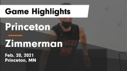 Princeton  vs Zimmerman  Game Highlights - Feb. 20, 2021