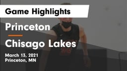 Princeton  vs Chisago Lakes  Game Highlights - March 13, 2021