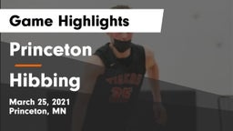 Princeton  vs Hibbing  Game Highlights - March 25, 2021