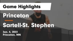 Princeton  vs Sartell-St. Stephen  Game Highlights - Jan. 4, 2022
