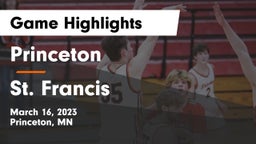 Princeton  vs St. Francis  Game Highlights - March 16, 2023