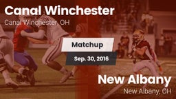 Matchup: Canal Winchester vs. New Albany  2016