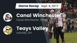 Recap: Canal Winchester  vs. Teays Valley  2017