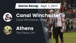 Recap: Canal Winchester  vs. Athens  2017