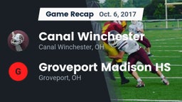 Recap: Canal Winchester  vs. Groveport Madison HS 2017