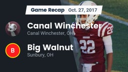 Recap: Canal Winchester  vs. Big Walnut 2017