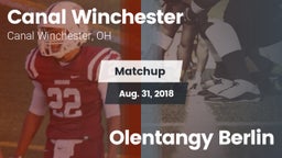 Matchup: Canal Winchester vs. Olentangy Berlin 2018