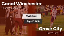 Matchup: Canal Winchester vs. Grove City  2018
