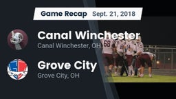 Recap: Canal Winchester  vs. Grove City  2018