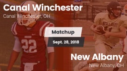 Matchup: Canal Winchester vs. New Albany  2018