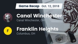 Recap: Canal Winchester  vs. Franklin Heights  2018