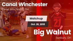 Matchup: Canal Winchester vs. Big Walnut 2018
