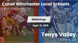 Matchup: Canal Winchester vs. Teays Valley  2019