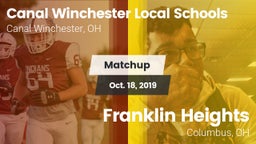 Matchup: Canal Winchester vs. Franklin Heights  2019