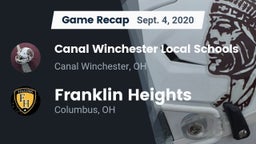 Recap: Canal Winchester Local Schools vs. Franklin Heights  2020