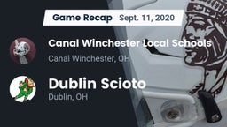Recap: Canal Winchester Local Schools vs. Dublin Scioto  2020