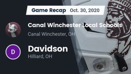 Recap: Canal Winchester Local Schools vs. Davidson  2020