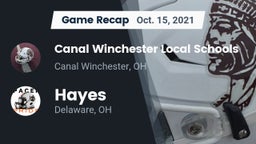 Recap: Canal Winchester Local Schools vs. Hayes  2021