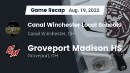 Recap: Canal Winchester Local Schools vs. Groveport Madison HS 2022