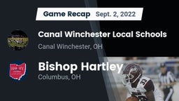 Recap: Canal Winchester Local Schools vs. Bishop Hartley  2022
