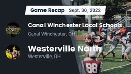 Recap: Canal Winchester Local Schools vs. Westerville North  2022