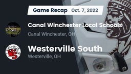 Recap: Canal Winchester Local Schools vs. Westerville South  2022
