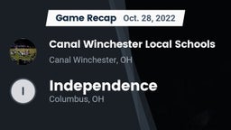 Recap: Canal Winchester Local Schools vs. Independence  2022