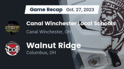 Recap: Canal Winchester Local Schools vs. Walnut Ridge  2023